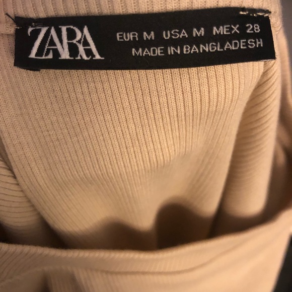 Beige T-Shirt Dress - Picture 3 of 3